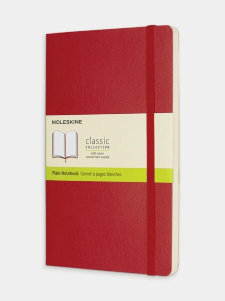 Red Soft Notebook LG Plain