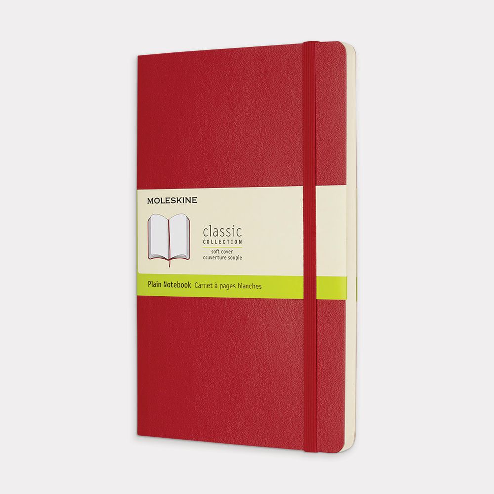 Red Soft Notebook LG Plain