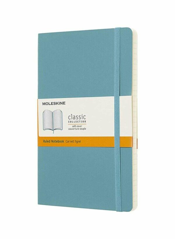 Blue Notebook LG Ruled Soft Re