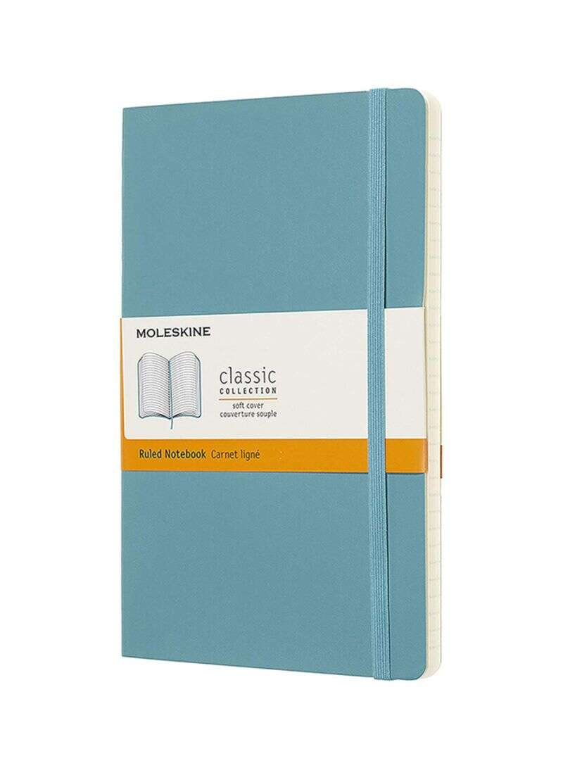 Blue Notebook LG Ruled Soft Re