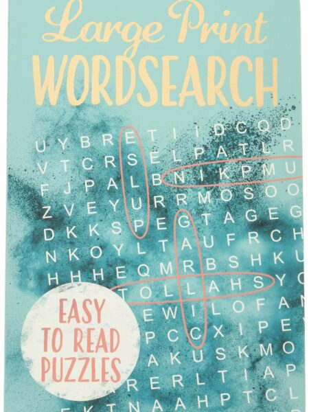 Large Print Wordsearch (Deluxe 192pp Puzzles) (192pp Royal-format foil puzzles)