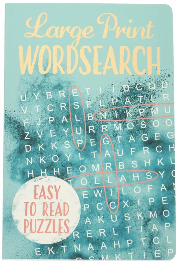 Large Print Wordsearch (Deluxe 192pp Puzzles) (192pp Royal-format foil puzzles)