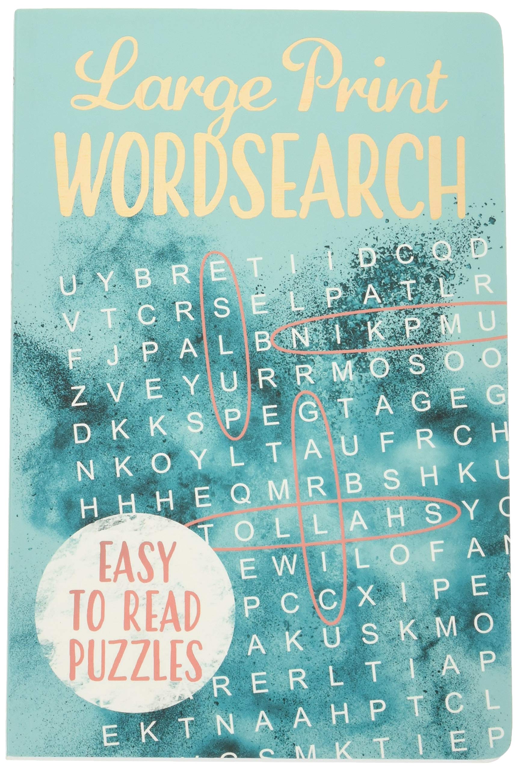 Large Print Wordsearch (Deluxe 192pp Puzzles) (192pp Royal-format foil puzzles)