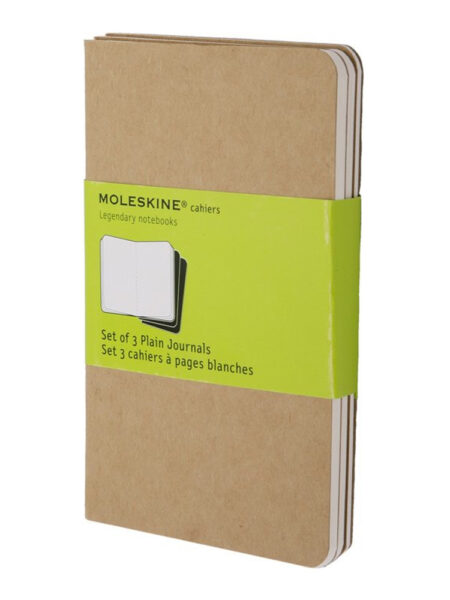 Pocket Plain Cahier Kraft Set