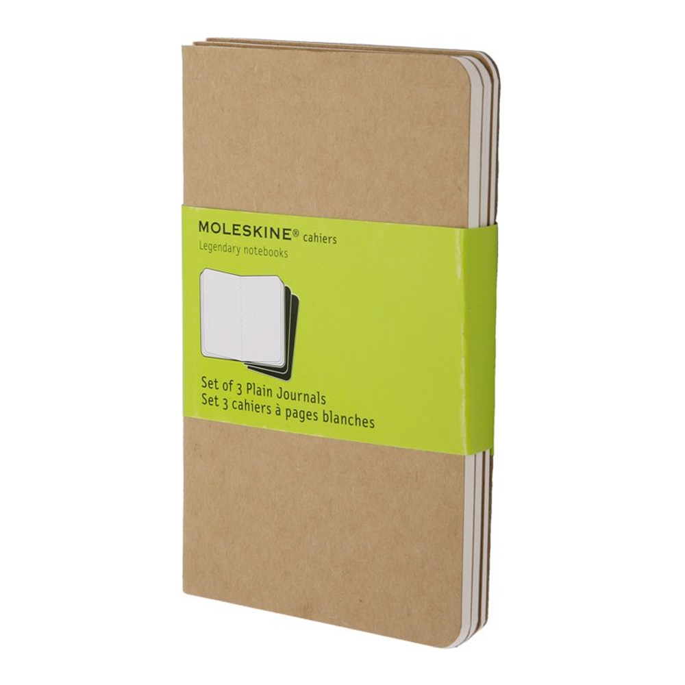 Pocket Plain Cahier Kraft Set