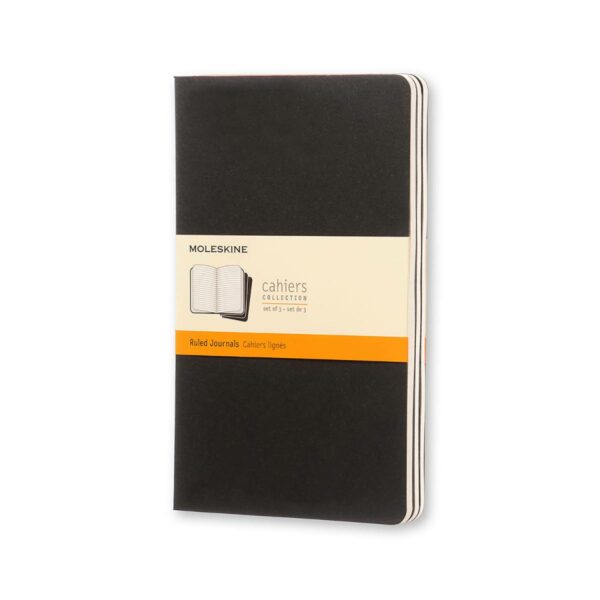 Large Ruled Cahier Black set o