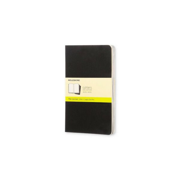 Large Plain Cahier Black set o