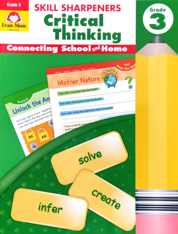 Skill Sharpeners Critical Thinking, Grade 3