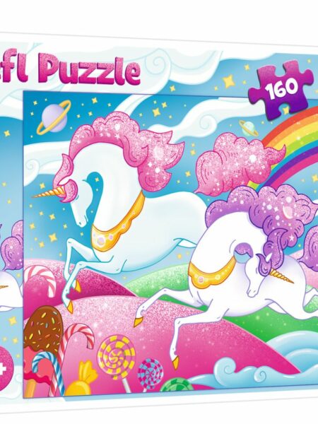 Galloping unicorns Trefl Puzzle 160 (410x278) 160 Pieces 15372