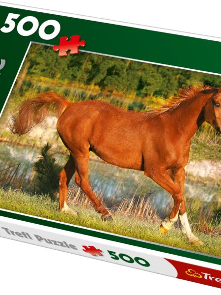 Beauty Of Gallop Trefl Puzzle 500 (480x340) 500 Pieces 37184
