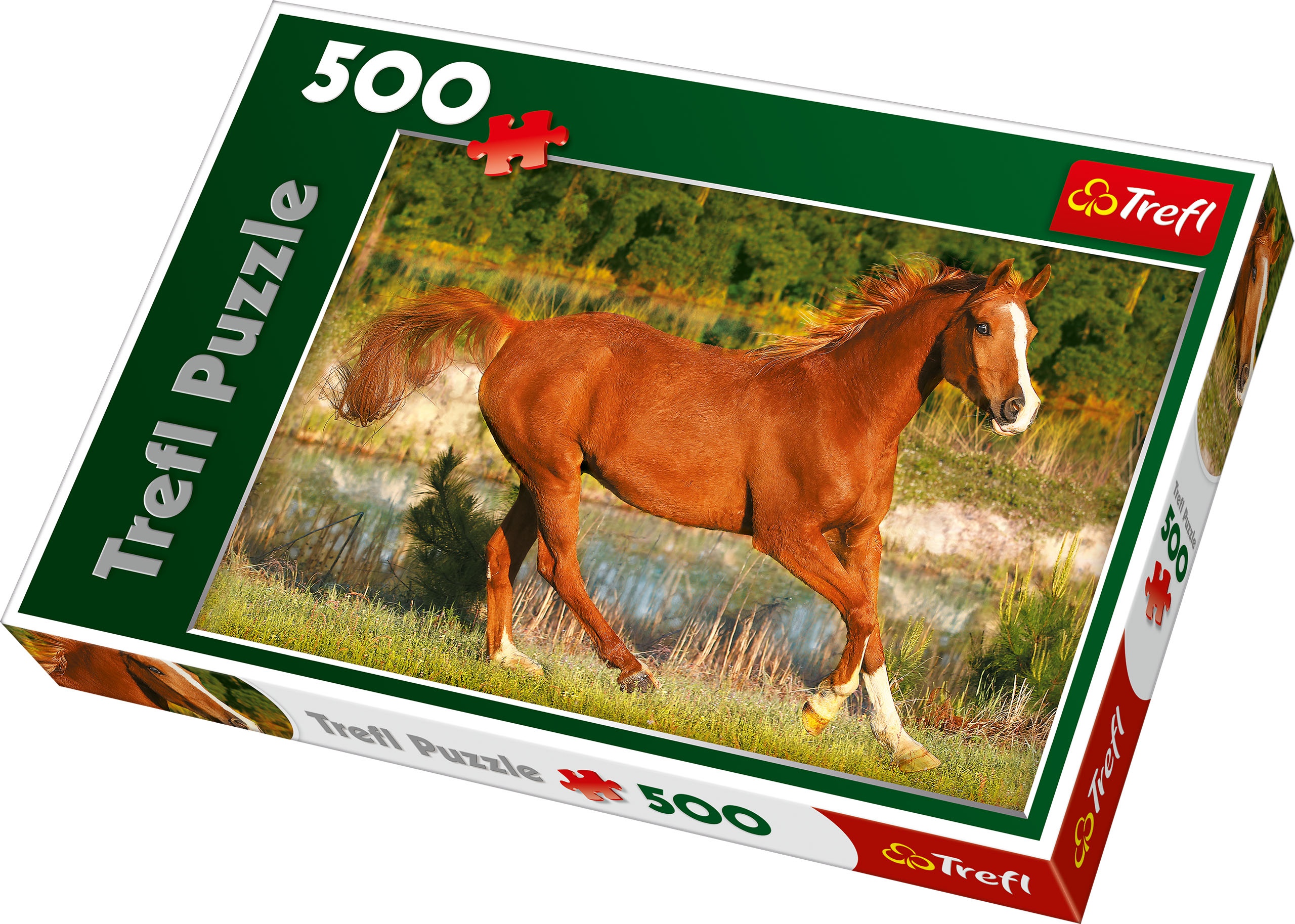 Beauty Of Gallop Trefl Puzzle 500 (480x340) 500 Pieces 37184