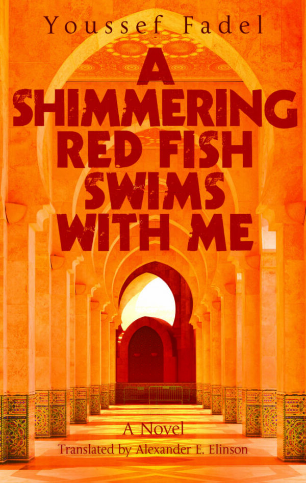 Shimmering Red Fish Swims with