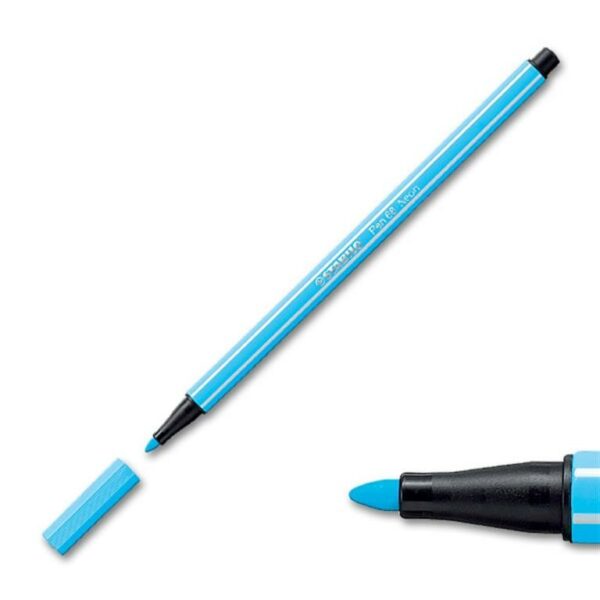 Stabilo Fluorescent Blue pen 6