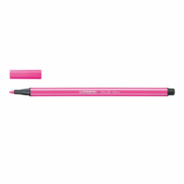 Stabilo Fluorescent Pink pen 6