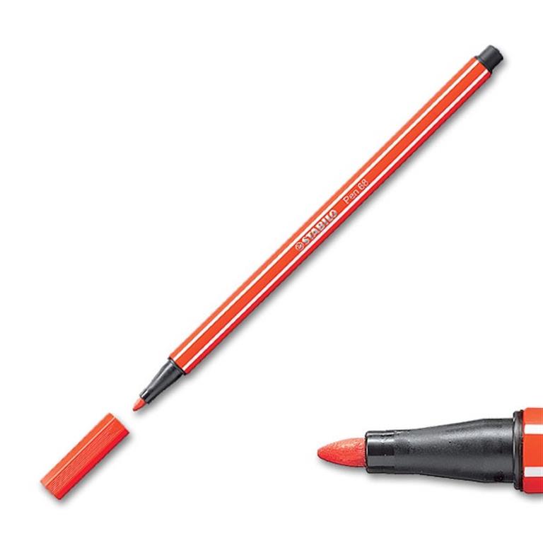Stabilo Light Red pen 68/40