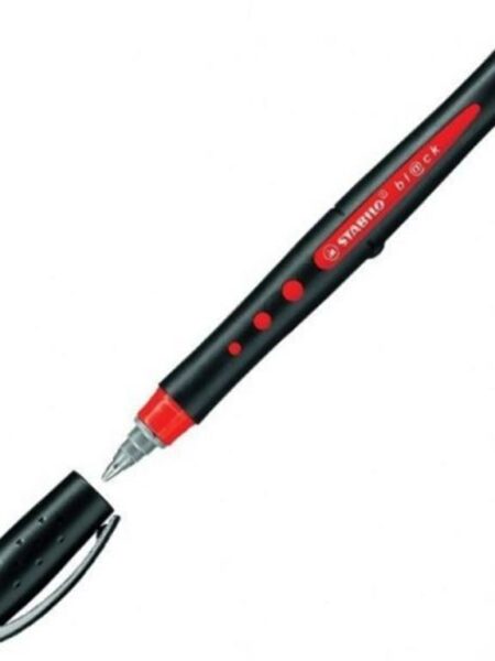 Stabilo BlackMedium Red pen 10