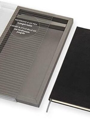 Black Large Ruled Notebook & G
