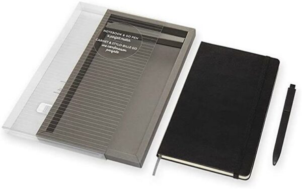 Black Large Ruled Notebook & G
