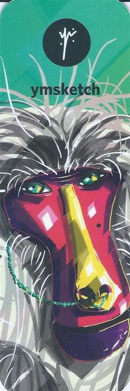 Baboon Bookmark