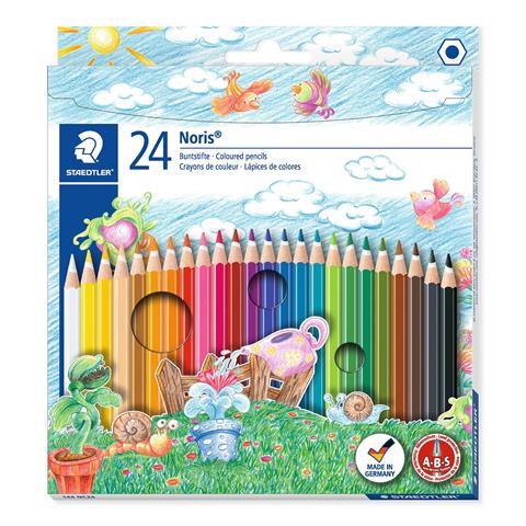 24 Colouring Pencils Noris Staedtler (144 NC24)