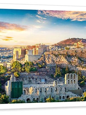 Acropolis Athens Trefl Puzzle Size Panorama 500 660x237 (29503)