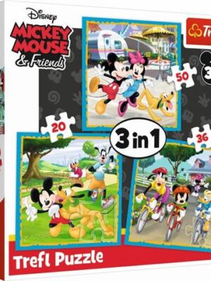 Mickey Mouse with friends Trefl Puzzle Size 3in1 200x195 (34846)