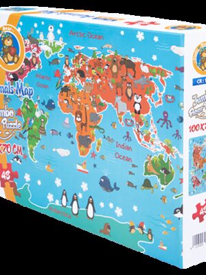 Animals Map Jumbo Floor Puzzle MA- 1055