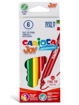Carioca - Fine Nib 6 Quality Markers Pack (40613 )