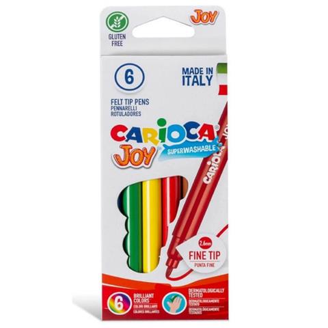 Carioca - Fine Nib 6 Quality Markers Pack (40613 )