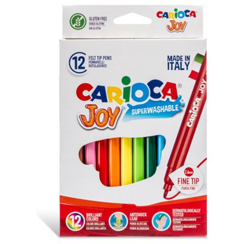 Carioca - Fine Nib 12 Quality Markers Pack (40614)