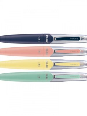 Capsule Blue Ink Silver Pen