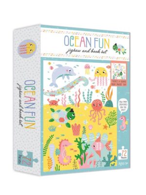 Puzzle and Book Box Ocean Fun