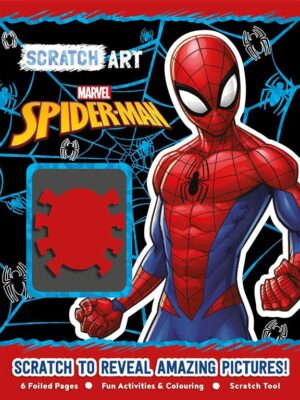 Marvel Spider Man Scratch Art