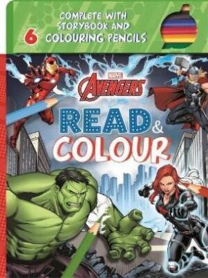 Marvel Avengers Read and Colou