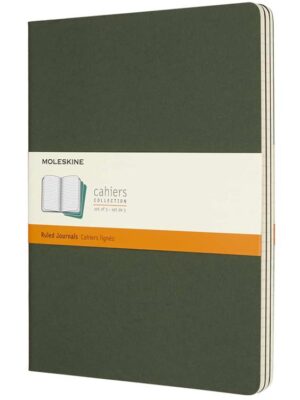 Cahier Journals XL Ruled Myrtle Green