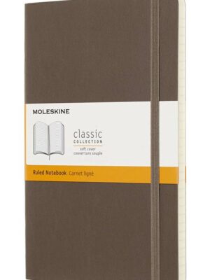 Large Ruled Earth Brown Soft C