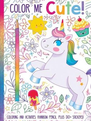 Color Me Cute Coloring Book wi