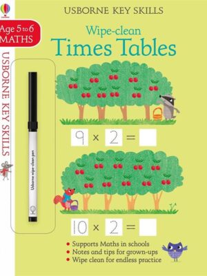 Wipe-Clean Times Tables 5-6