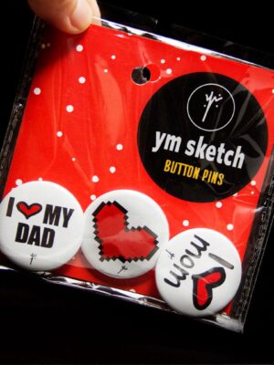 MINI PIN PACK OF 3- Mom