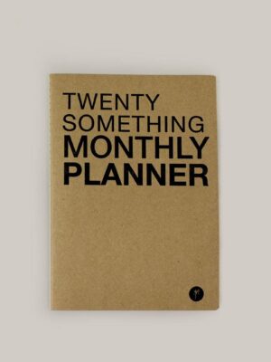 Monthly planner A5 Kraft- unda
