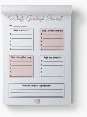 Pink The Gratitude Journal