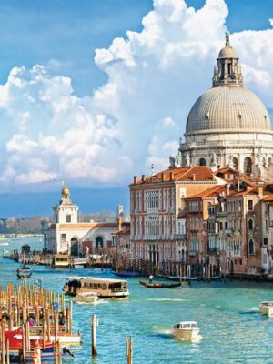 Venice With Grand Canal In Ita