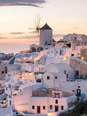 Oia Village In Santorini Islan