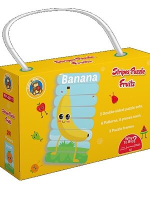 Stripes Puzzle - Fruits