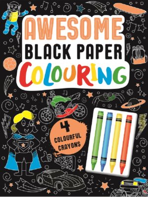 Awesome Black Paper Colouring