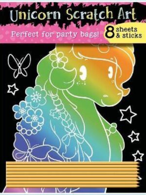 Unicorn Scratch Art
