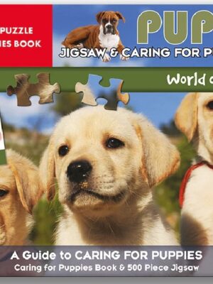 Puppies: 500 Pc Jigsaw And Boo