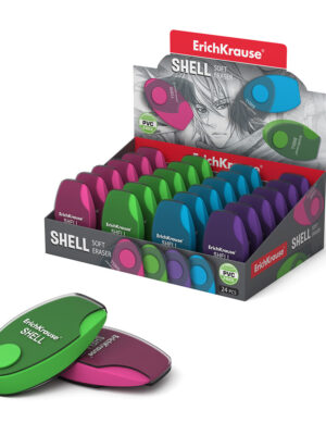 Eraser in a plastic case Shell