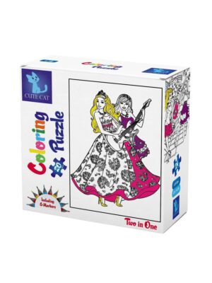 Barbie coloring - 2 in 1 Puzzl