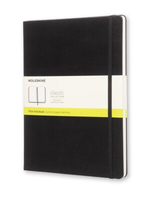Moleskine Extra Large Plain Hardcover Notebook Black
